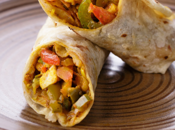 Chicken Shish Wrap ~  Tavuk Şiş Dürüm ~